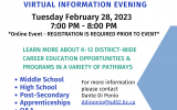 SD62 Career Education Virtual Information Evening